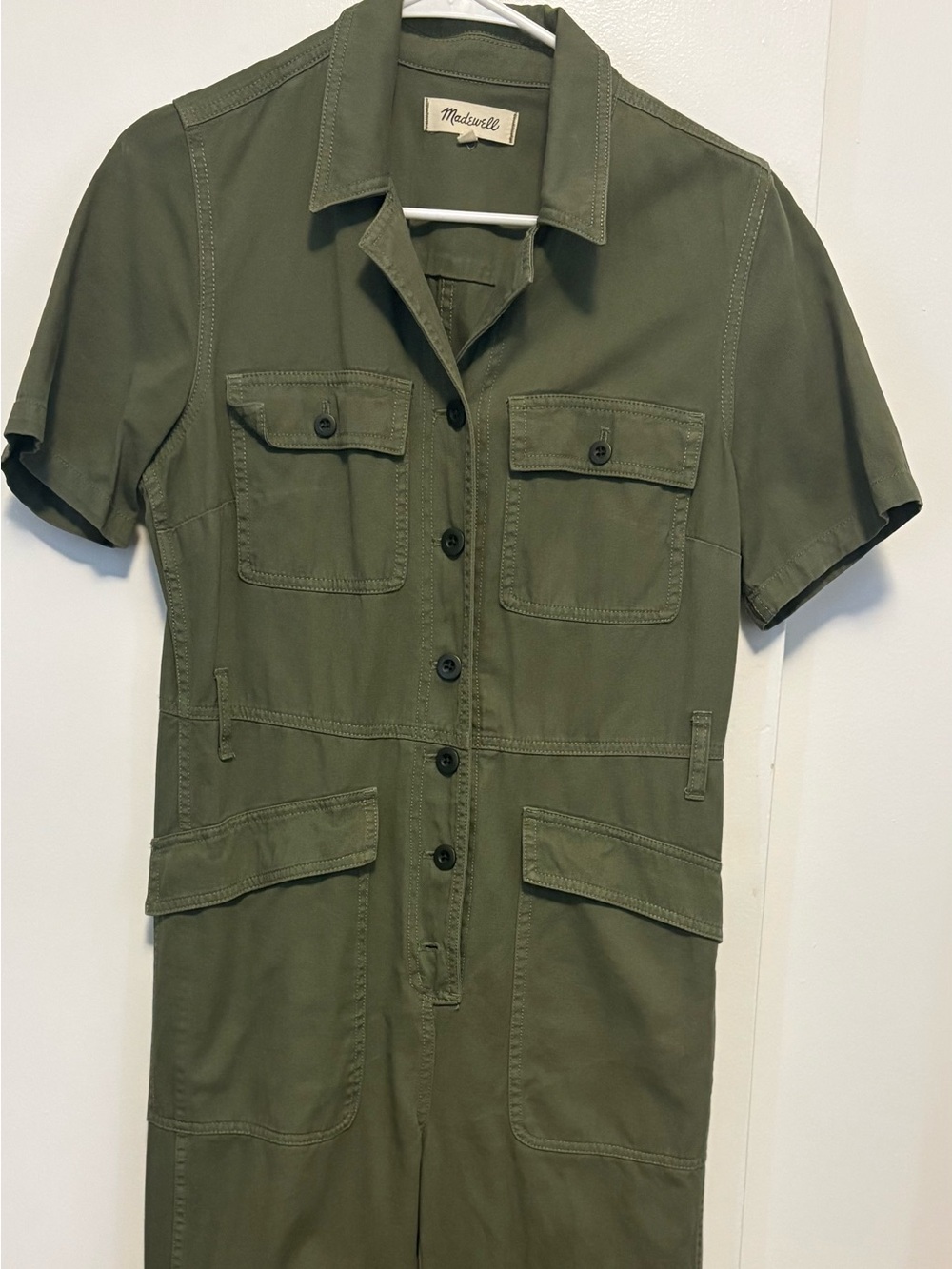 Madewell short-sleeved jumpsuit